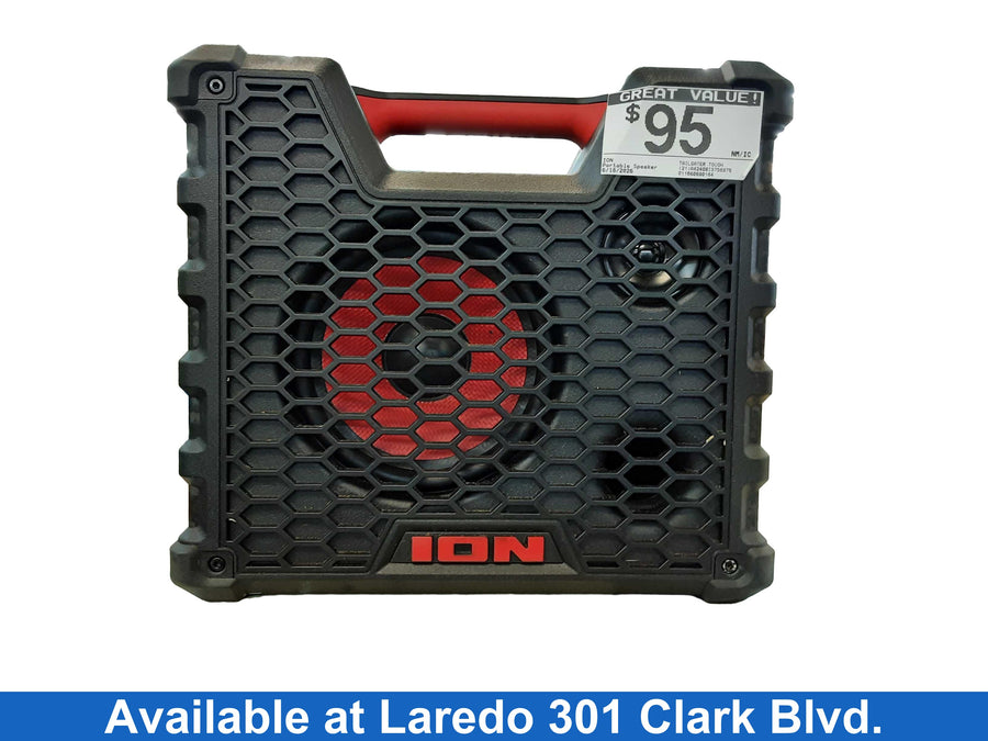Ion Tailgater Tough Black Portable Speaker