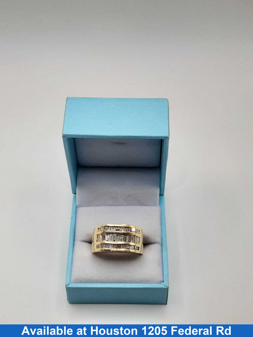 Men's Ring - Yellow Gold 14k (.585) 13.5 grams Size 10.5