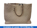 Louis Vuitton Onthego Gm Beige / Tan Purse / Handbag