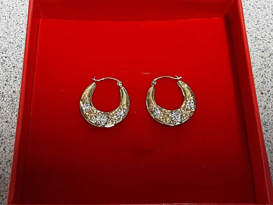 Earrings - Yellow Gold 10k (.417) 0.8 grams