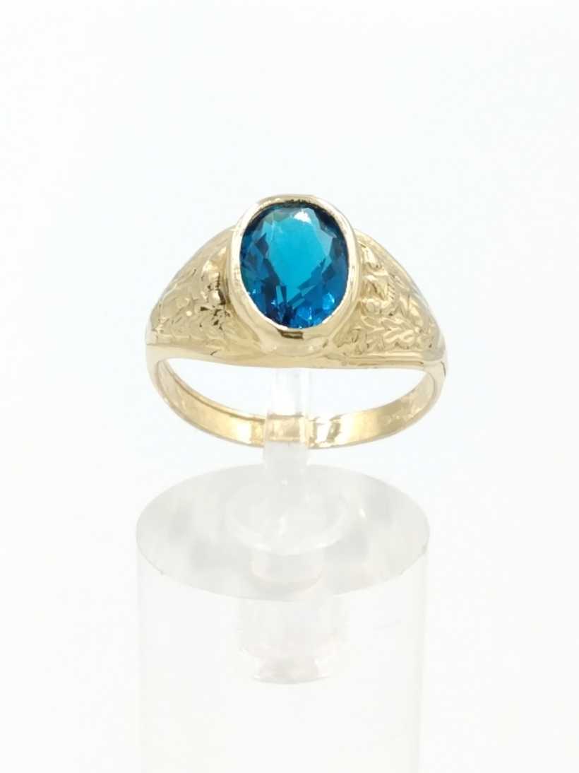 Women's Ring - Yellow Gold 10k (.417) 2.4 grams Size 7.5