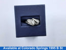 Ring - Wedding Set - White Gold 10k (.417) 4.6 grams Size 7