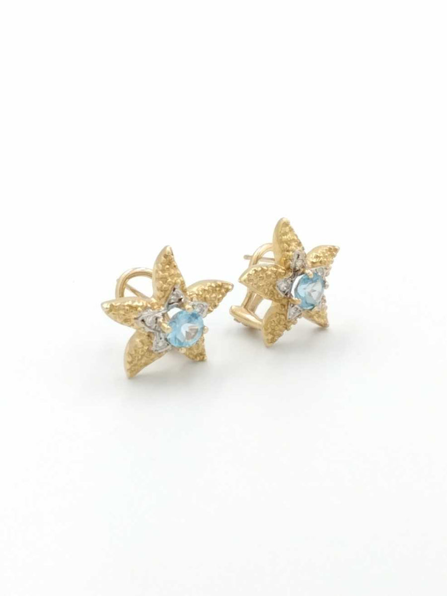 Earrings - Yellow Gold 14k (.585) 5.8 grams