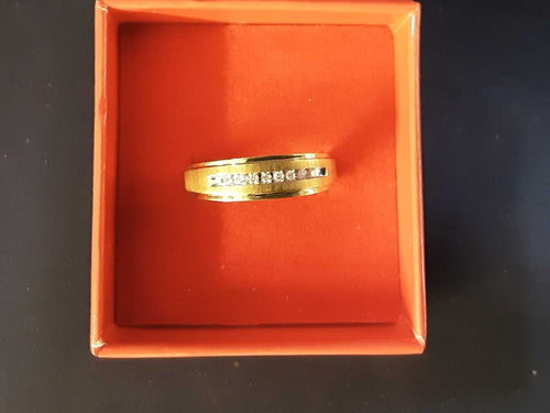 Ring - Wedding Band - Yellow Gold 10k (.417) 2.5 grams Size 10