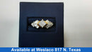 Women's Ring - Anniversary - Yellow Gold 18k (.750) 4.8 grams Size 7