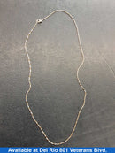 Box Chain - Yellow Gold 14k (.585) 1.6 grams 16 inch