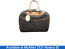Louis Vuitton Monogram Deauville Brown Purse / Handbag