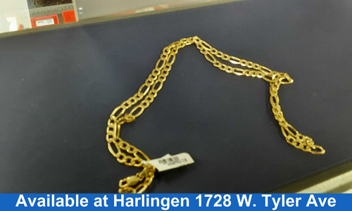 Figaro Chain - Yellow Gold 10k (.417) 8.6 grams 24 inch