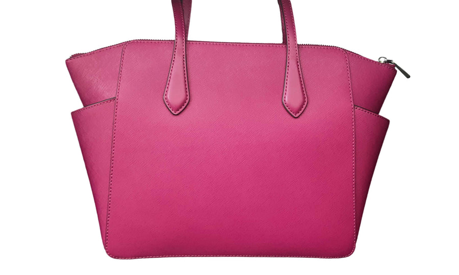 Michael Kors Marilyn Medium Top Zip Tote Purple Purse / Handbag