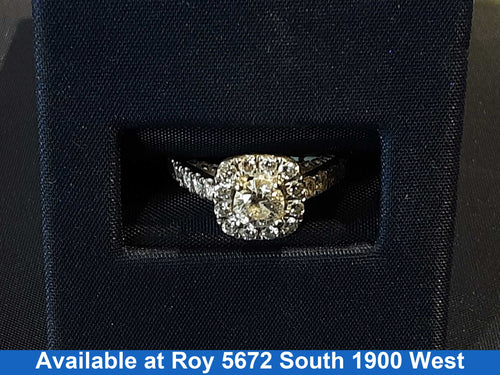 Ring - Engagement Set - White Gold 14k (.585) 3.9 grams Size 5