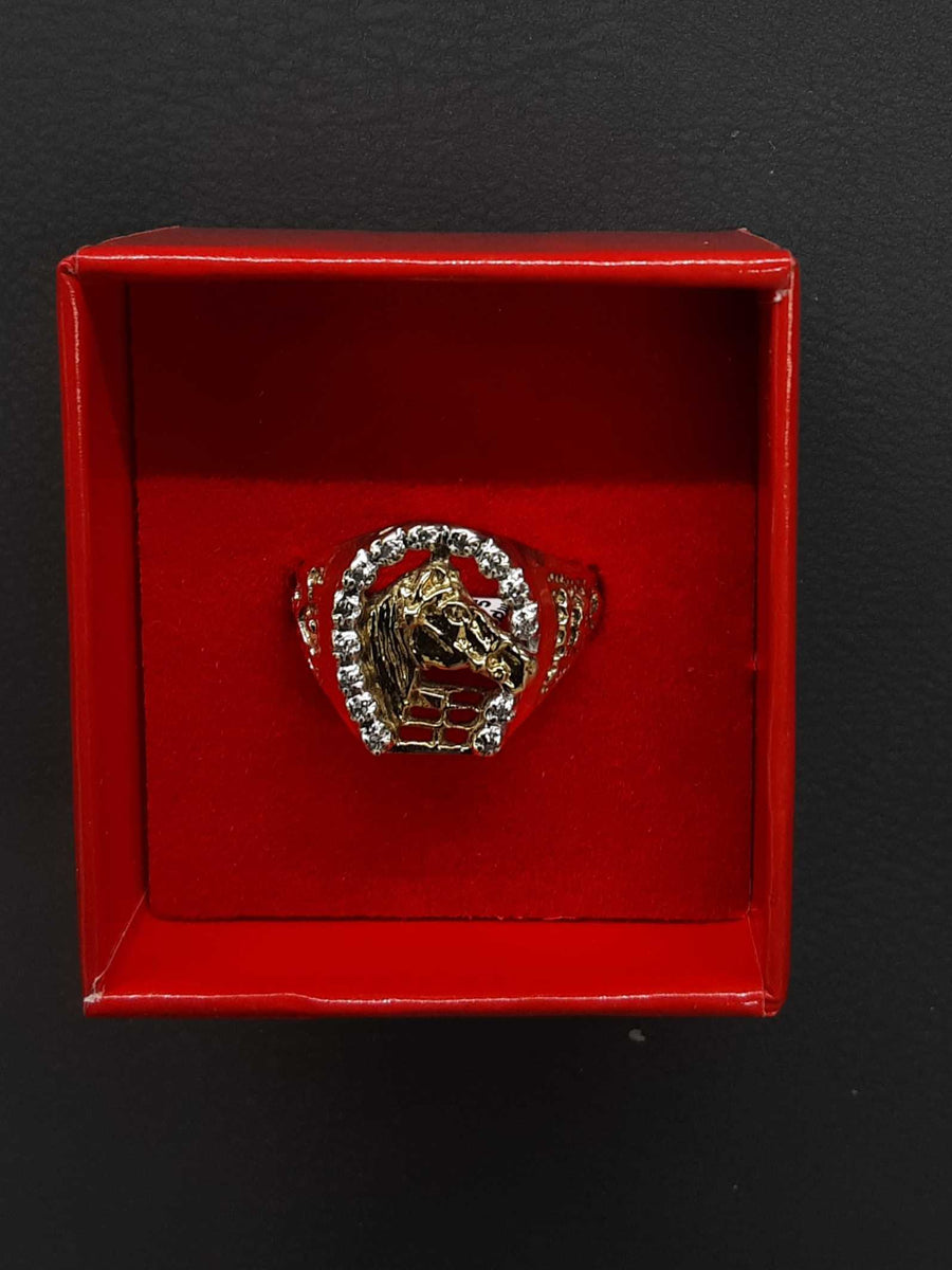 Men's Ring - Yellow Gold 14k (.585) 5.1 grams Size 10