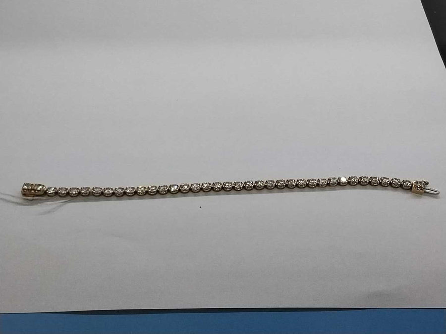 Tennis Bracelet - Yellow Gold 10k (.417) 10 grams 8 inch