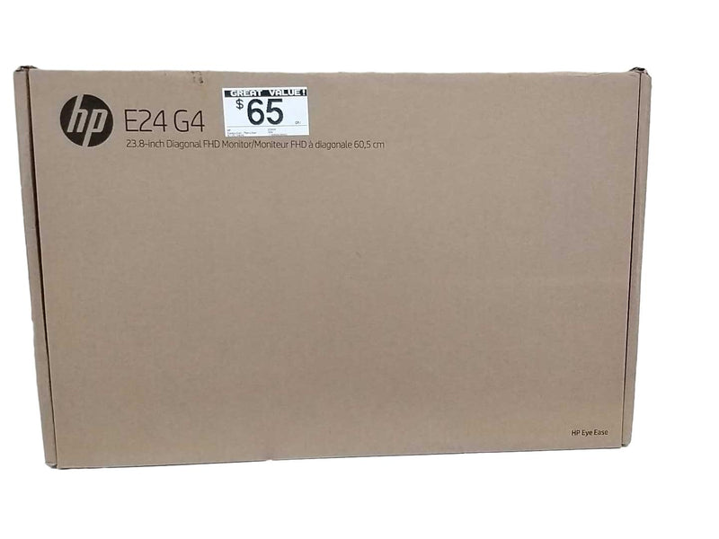Hp E24g4 Black Computer Monitor