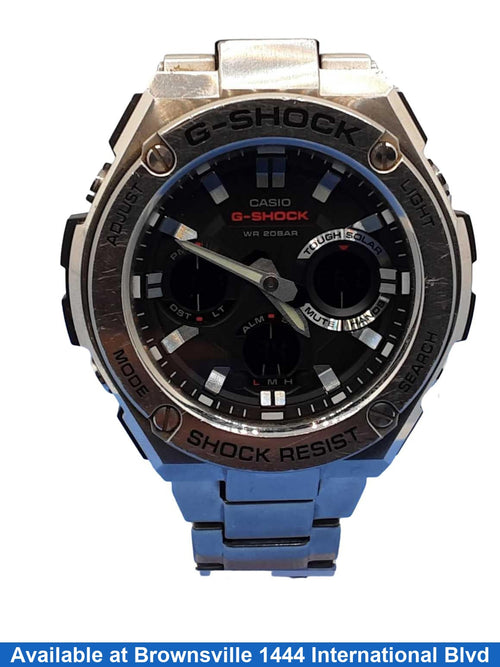 Casio Gsts110d-1a Silver Regular Watch