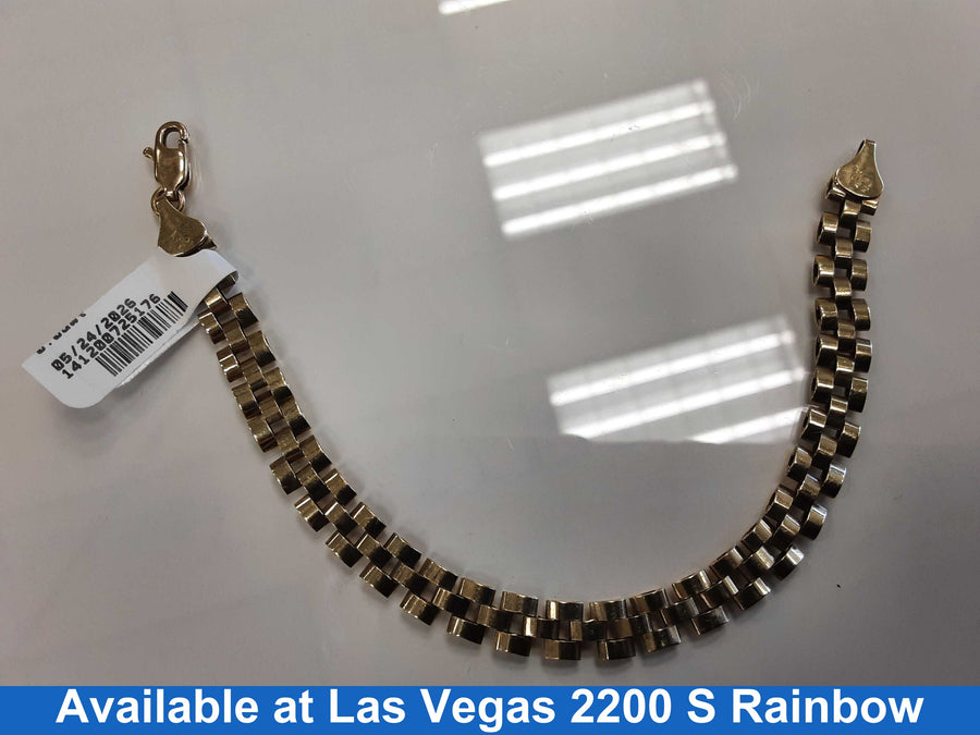 Bracelet - Yellow Gold 10k (.417) 7.6 grams 15 inch