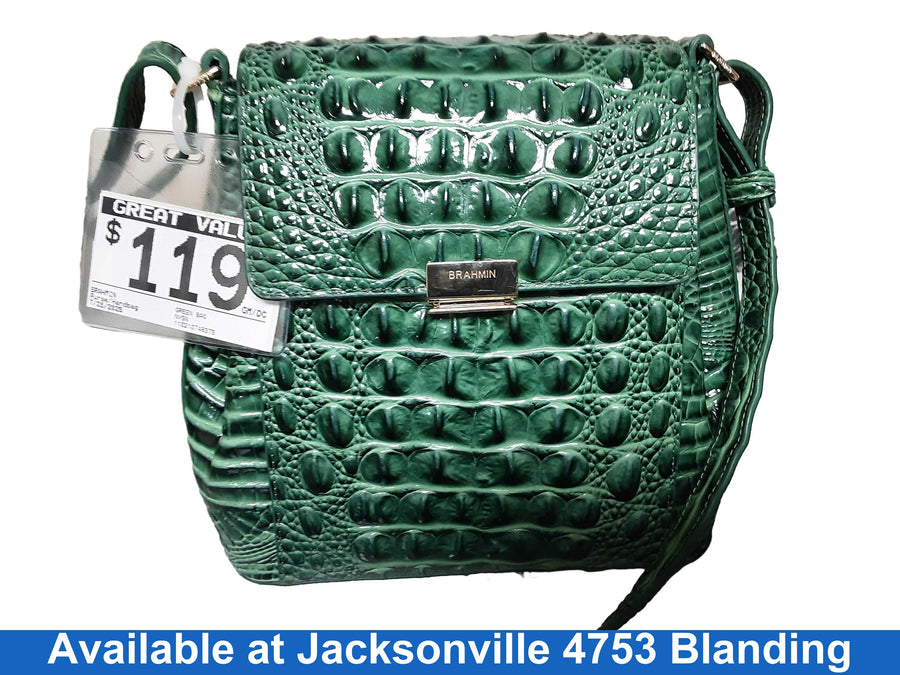 Brahmin Green Bag Green Purse / Handbag