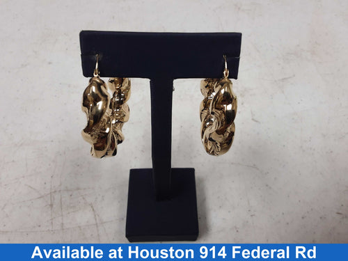 Shrimp Earrings - Yellow Gold 14k (.585) 13 grams