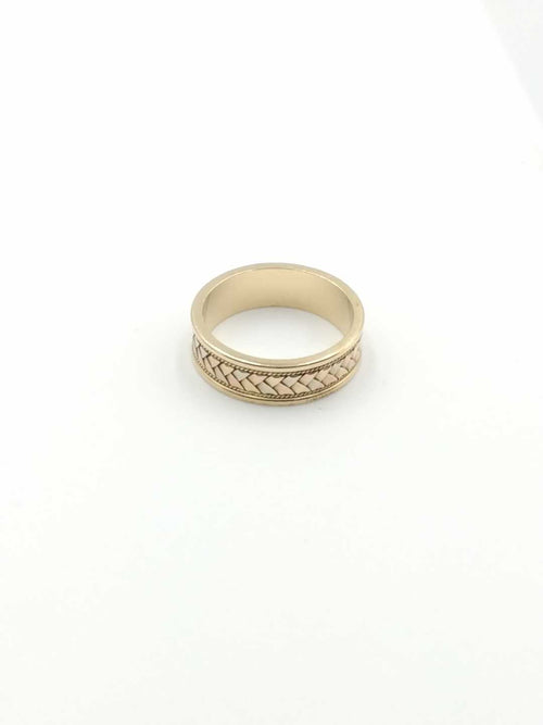 Ring - Wedding Band - Yellow Gold 14k (.585) 8.9 grams Size 6.5