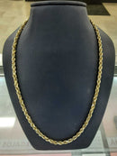 Rope Chain - Yellow Gold 14k (.585) 27.6 grams 22 inch