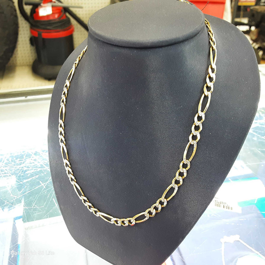 Figaro Chain - Yellow Gold 10k (.417) 14.6 grams 24 inch