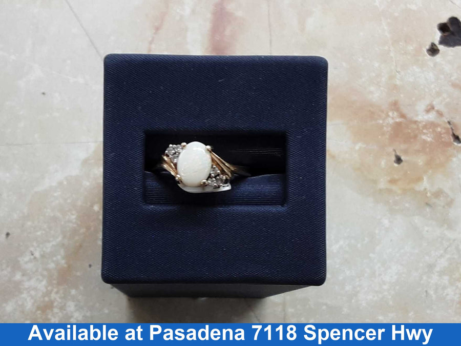 Women's Ring - Yellow Gold 14k (.585) 2.5 grams Size 20