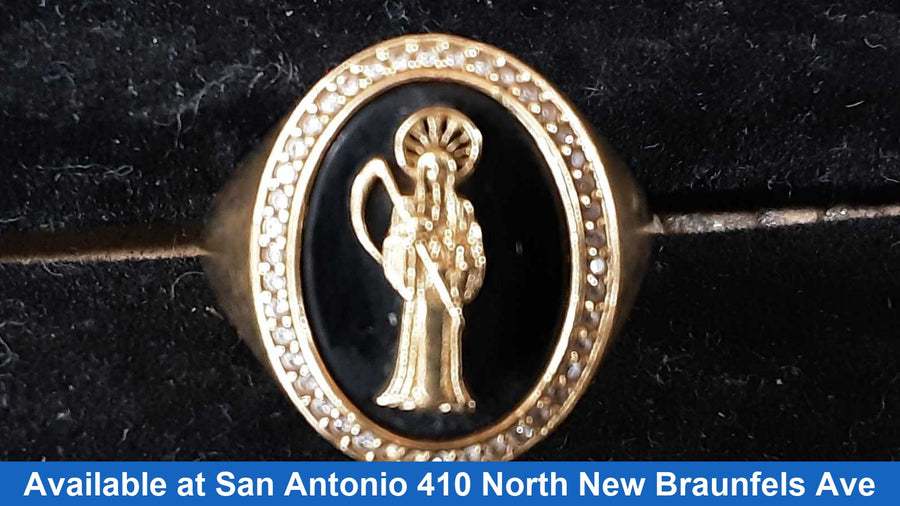 Men's Ring - Yellow Gold 10k (.417) 6.9 grams Size 9.5