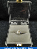 Engagement Ring With Blue Gem Stones