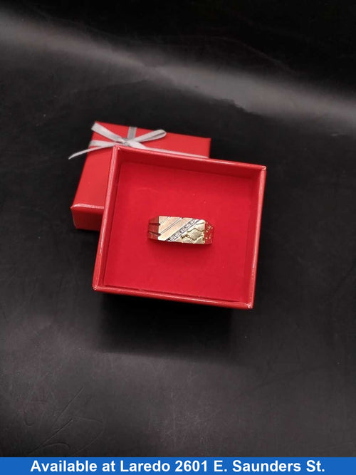 Men's Ring - Yellow Gold 10k (.417) 3.5 grams Size 9.5