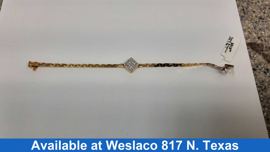 Bracelet - Yellow Gold 14k (.585) 7 grams 6 inch