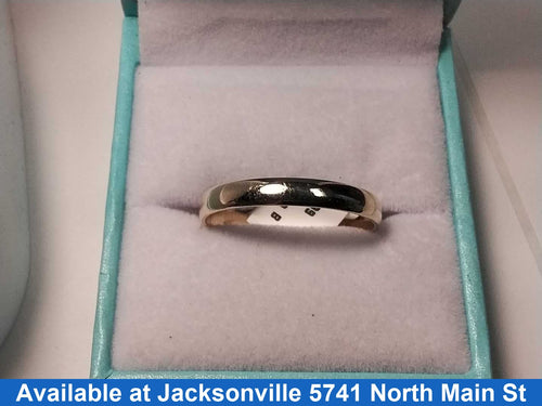 Ring - Wedding Band - Yellow Gold 10k (.417) 2 grams Size 11