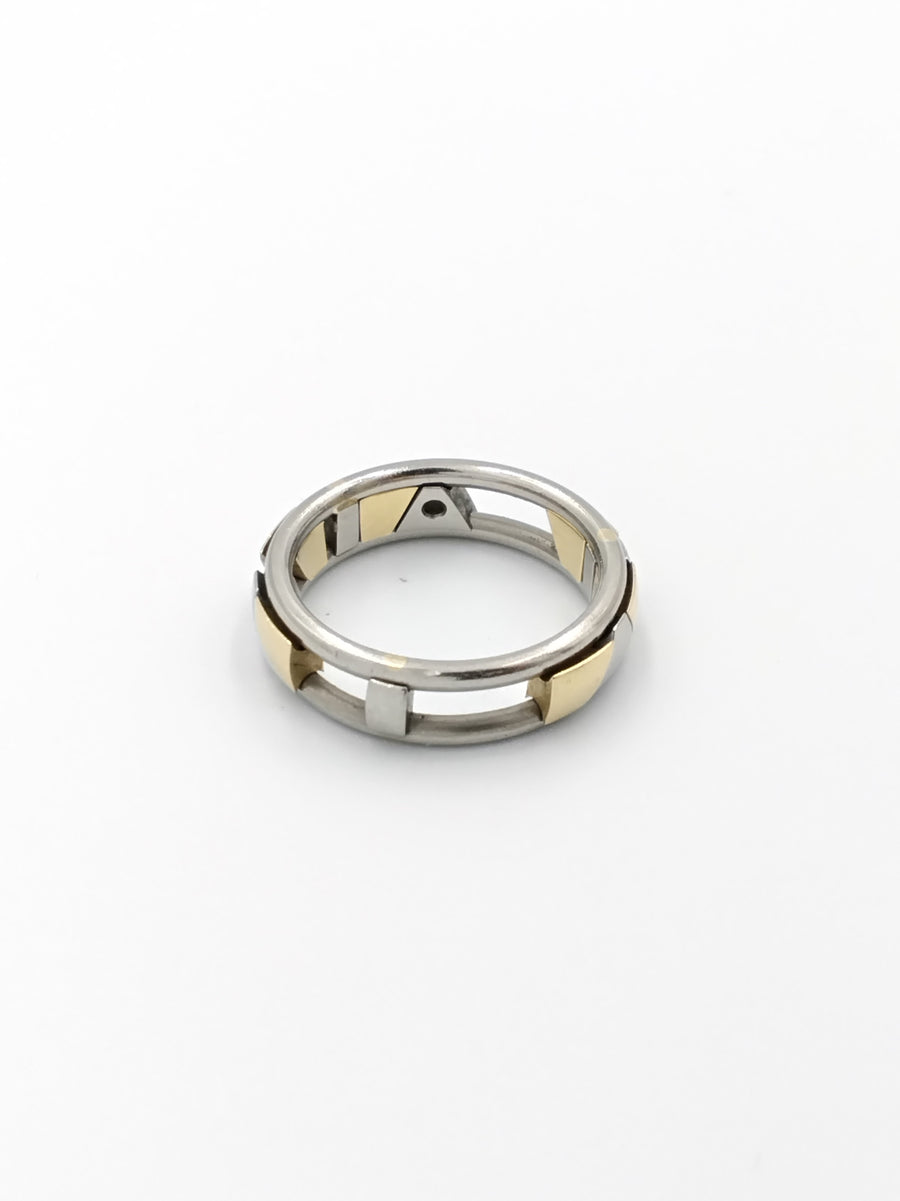 Men's Ring - Yellow Gold 18k (.750) 5.6 grams Size 6.5
