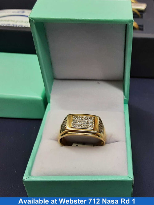 Men's Ring - Yellow Gold 10k (.417) 4.3 grams Size 11