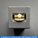 Ring - Engagement Set - Yellow Gold 10k (.417) 5.6 grams Size 6