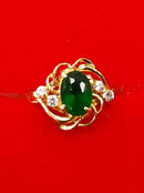 Women's Ring - Yellow Gold 18k (.750) 1.4 grams Size 7