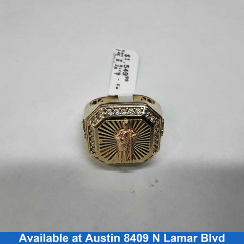 Men's Ring - Yellow Gold 14k (.585) 9.3 grams Size 11