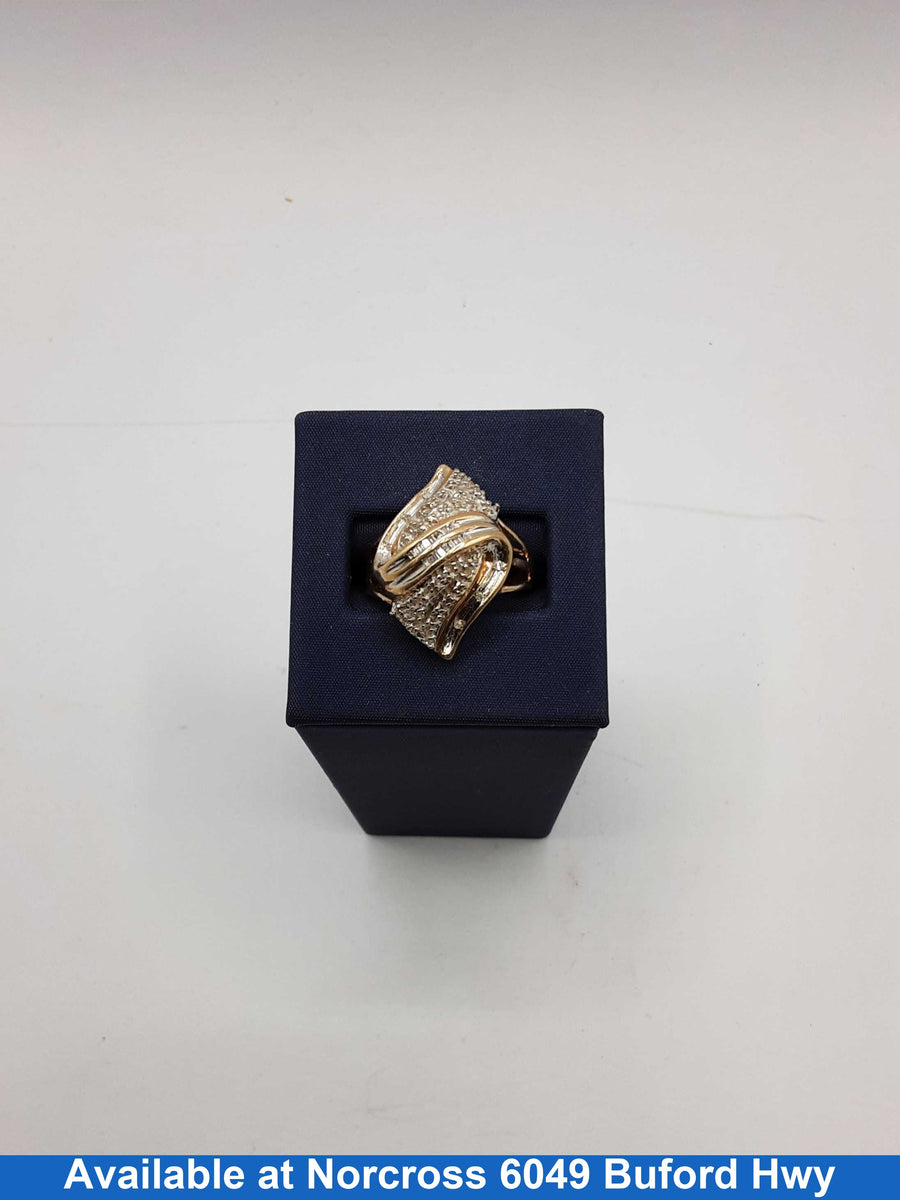 Ring - Wedding Band - Yellow Gold 10k (.417) 5.6 grams Size 20