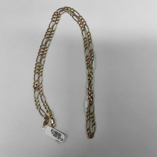 Figaro Chain - Yellow Gold 14k (.585) 19.4 grams 22 inch
