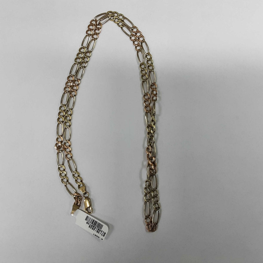 Figaro Chain - Yellow Gold 14k (.585) 19.4 grams 22 inch