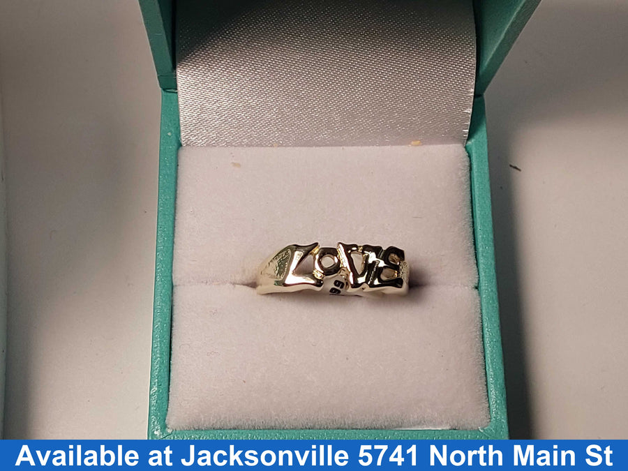 Women's Ring - Yellow Gold 14k (.585) 3.3 grams Size 7.5