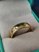 Ring - Wedding Band - Yellow Gold 10k (.417) 6 grams Size 8