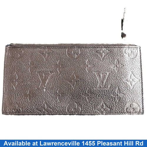 Louis Vuitton Slv105 Black Wallet