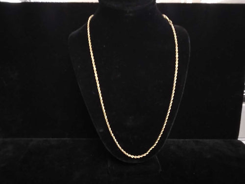 Rope Chain - Yellow Gold 10k (.417) 1.6 grams 18 inch