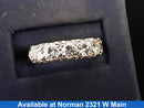 Women's Ring - Anniversary - White Gold 14k (.585) 5.3 grams Size 8