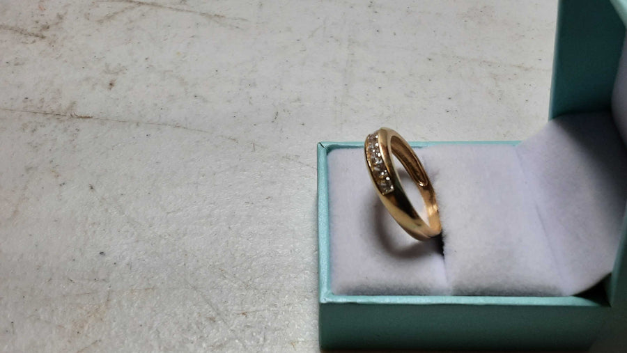 Ring - Wedding Band - Yellow Gold 14k (.585) 3.9 grams Size 11