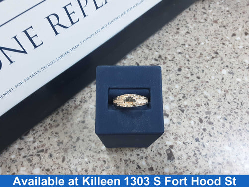 Women's Ring - Yellow Gold 10k (.417) 3 grams Size 8