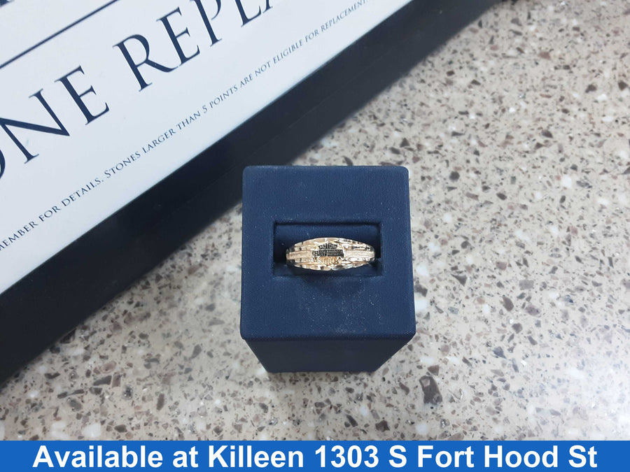 Women's Ring - Yellow Gold 10k (.417) 3 grams Size 8