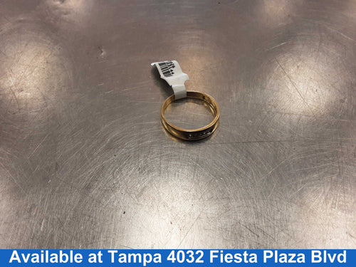 Ring - Wedding Band - Yellow Gold 14k (.585) 3.1 grams Size 11