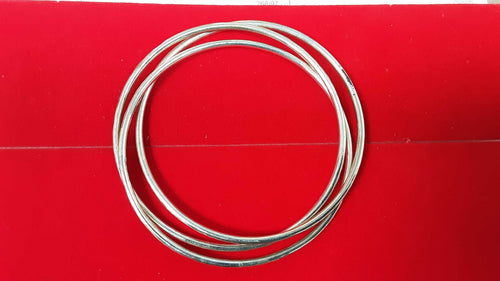 Bangle Bracelet - Silver 37.8 grams 8 inch