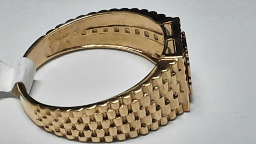 Men's Ring - Yellow Gold 10k (.417) 5.1 grams Size 12