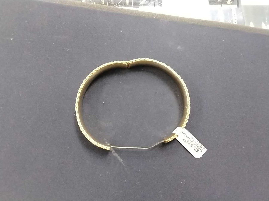 Bangle Bracelet - Yellow Gold 14k (.585) 18.1 grams 7 inch